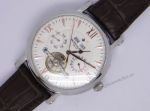 Best Patek Philippe Copy Watch For Sale - Patek Philippe White Face Toubillon Chronograph Watch